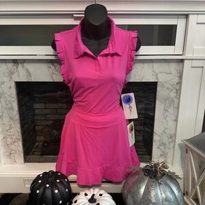 Pink Sleeveless Women's Dress